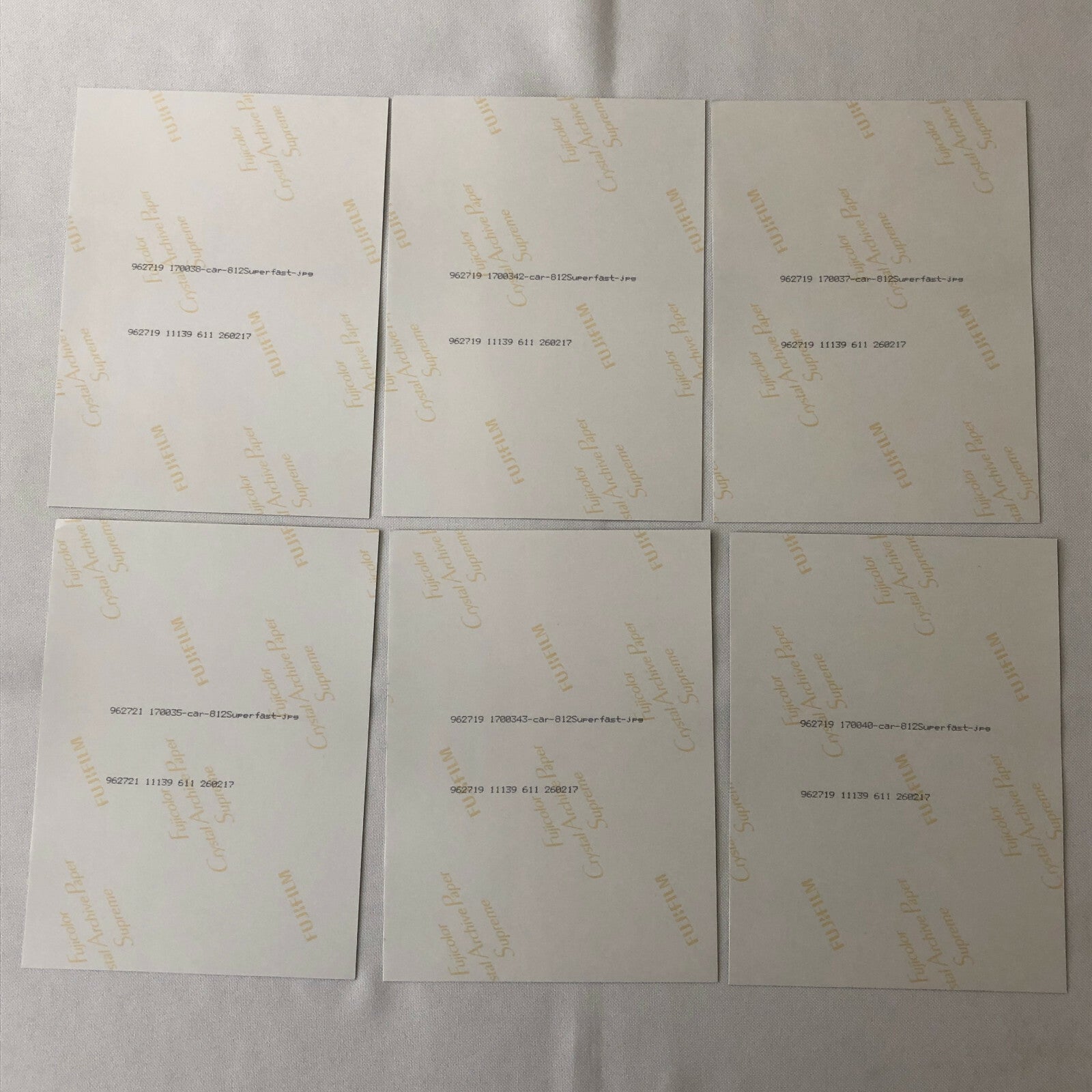 Ferrari 812 Superfast Car Factory Photo Lot of 6 