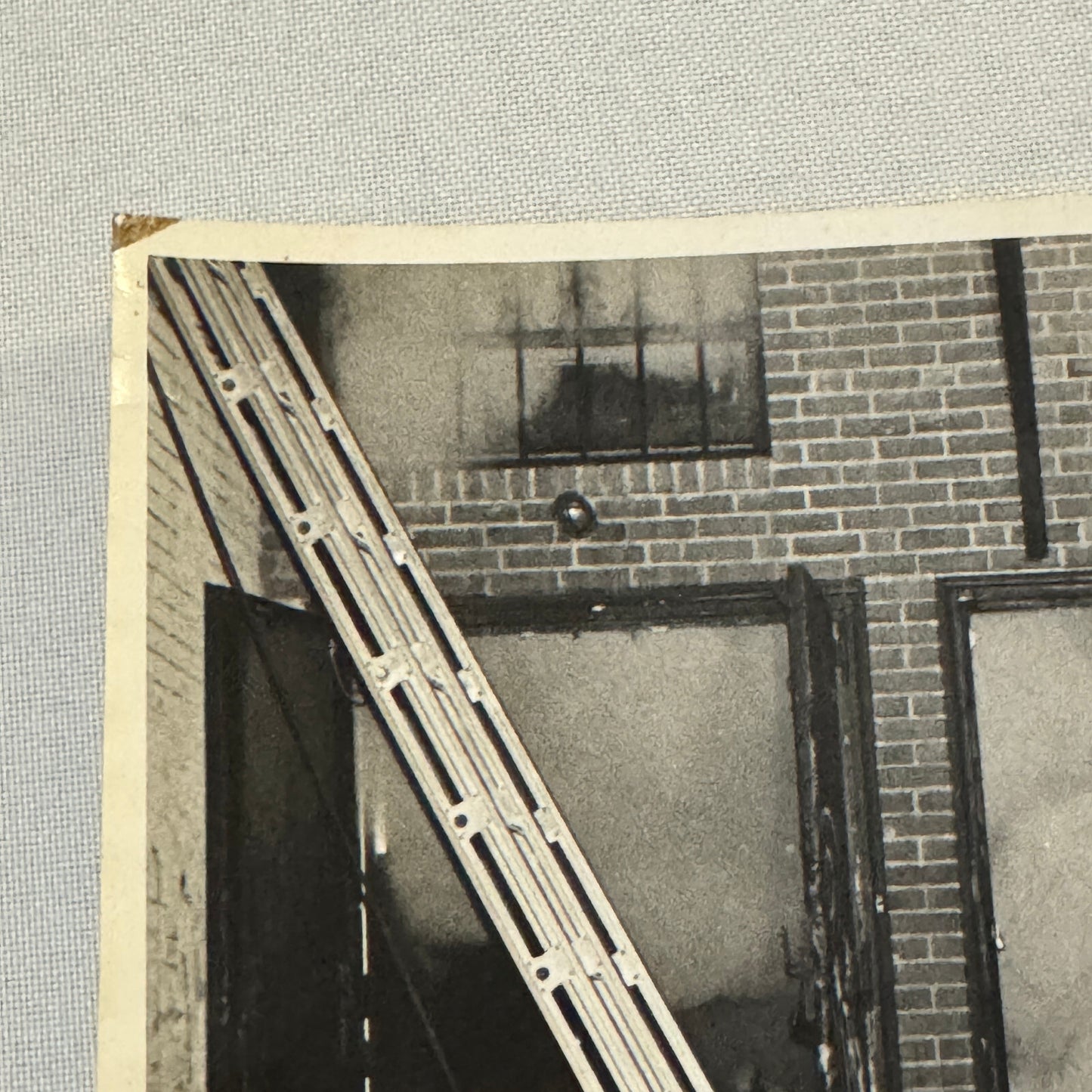 Firefighting Fire Fighter Fire Photo Photograph Print Vintage