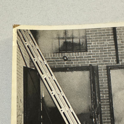 Firefighting Fire Fighter Fire Photo Photograph Print Vintage