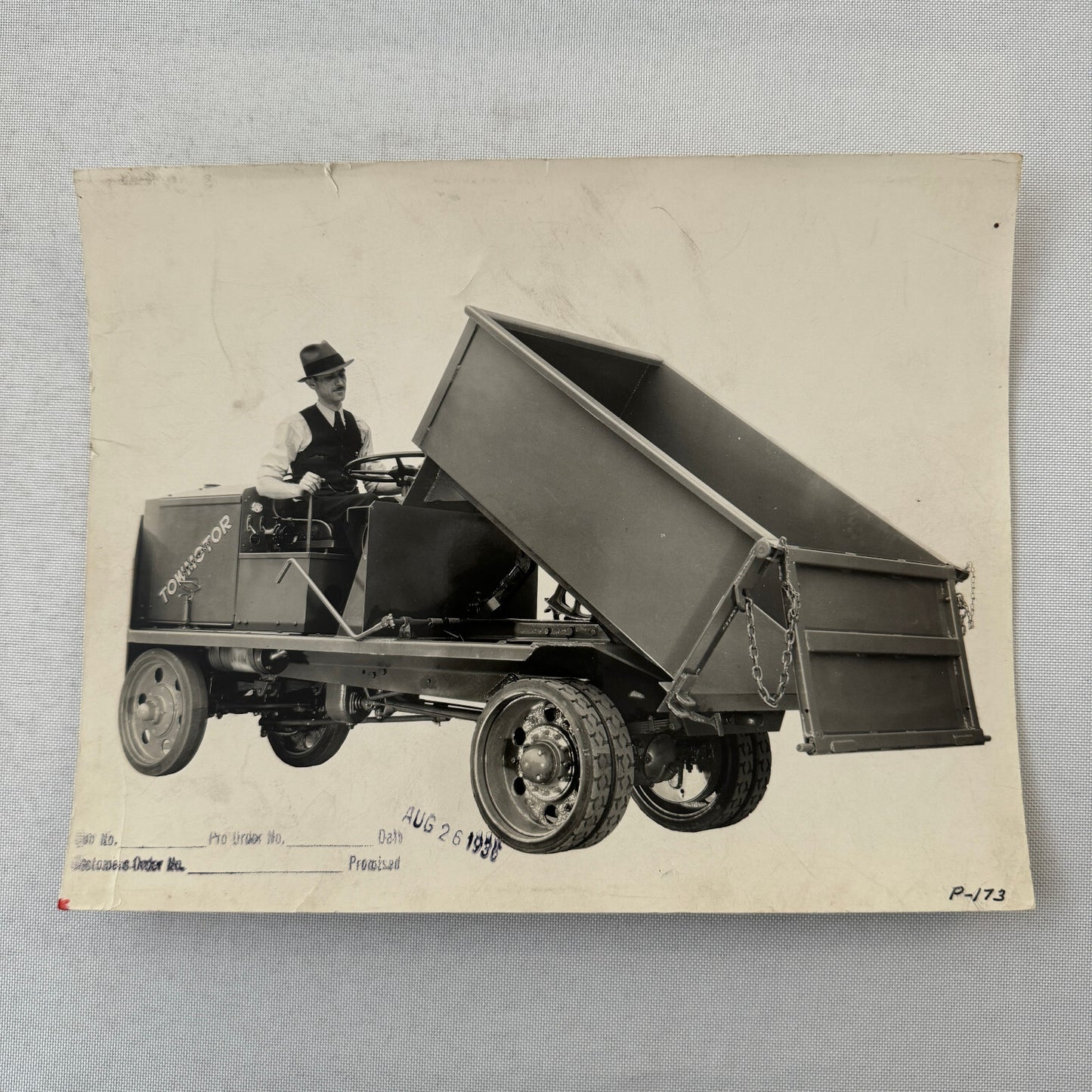 Cleveland Towmotor Dump Truck Construction Equipment Factory Photo Photograph