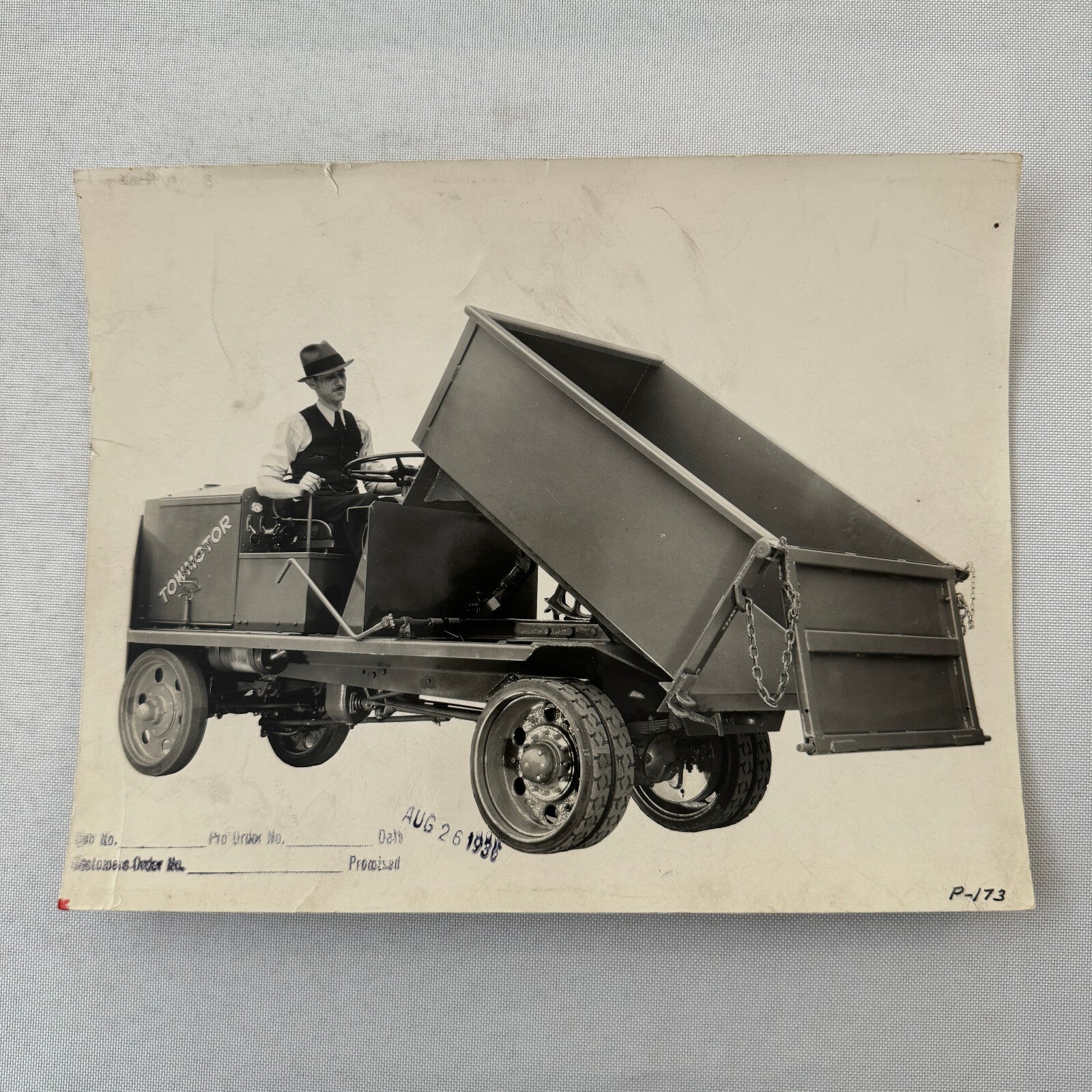 Cleveland Towmotor Dump Truck Construction Equipment Factory Photo Photograph