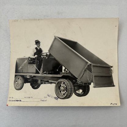 Cleveland Towmotor Dump Truck Construction Equipment Factory Photo Photograph