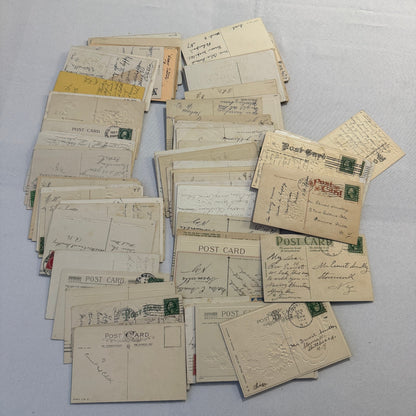 Antique Christmas & New Years Postcard Collection Lot Birds Flowers Xmas 100+