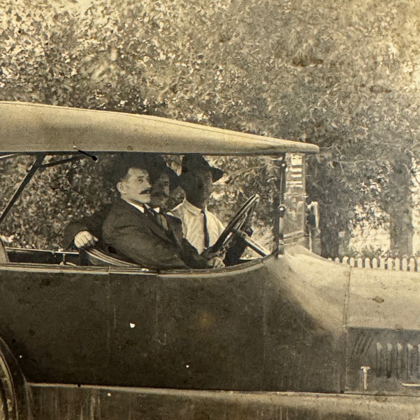 Antique Car Automobile Men Real Photo Postcard RPPC Photograph