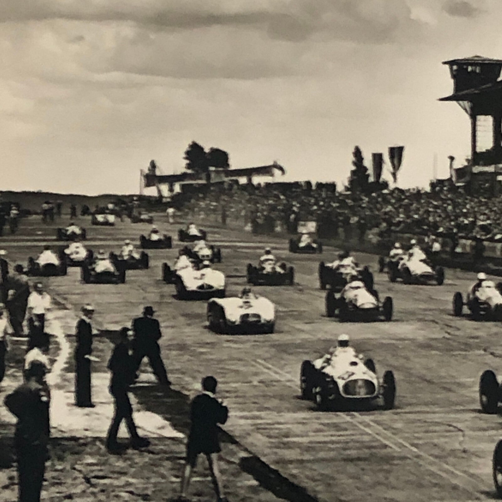 Vintage Nurburgring Racing Photo Postcard Post Card