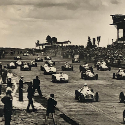 Vintage Nurburgring Racing Photo Postcard Post Card