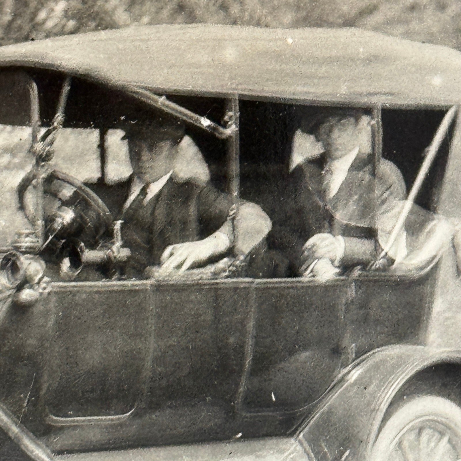 Vintage Car Automobile Photo Photograph Print Snapshot People