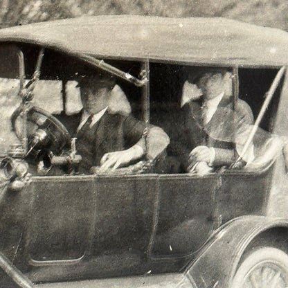 Vintage Car Automobile Photo Photograph Print Snapshot People