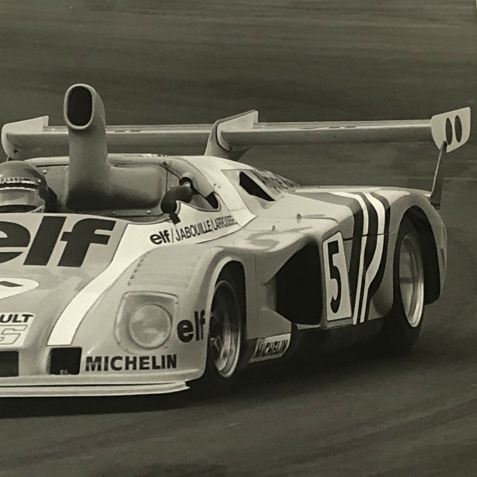 Vintage Racing Photo Photograph 1975 1000 KM de Mugello Race Renault Alpine A441