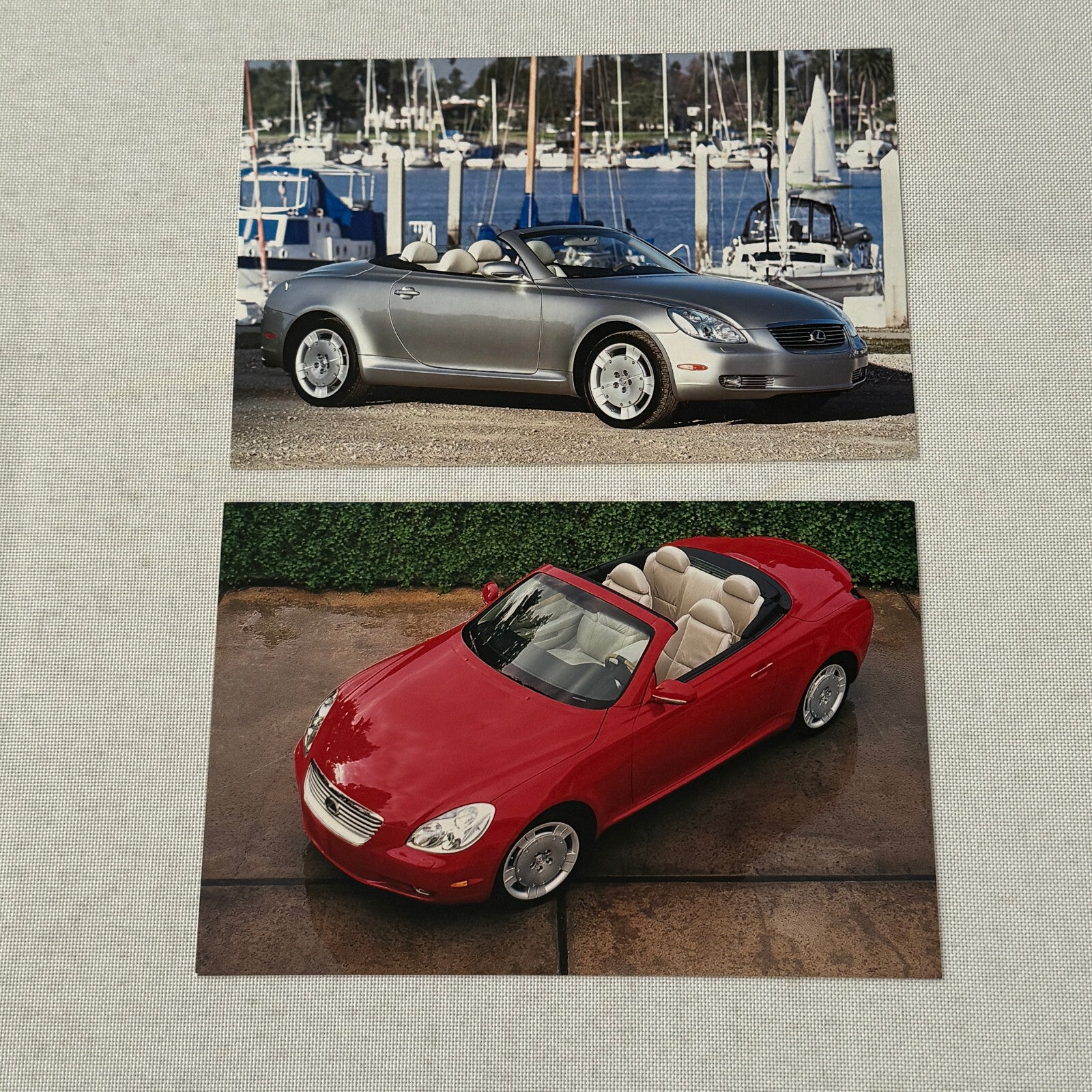 2001 Lexus Toyota Press Kit German Language SC430 Avensis Brochure