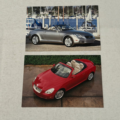 2001 Lexus Toyota Press Kit German Language SC430 Avensis Brochure