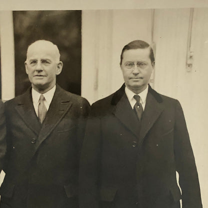 Press Photo Photograph Automakers Lobby President Hoover GM Ford Packard Hudson