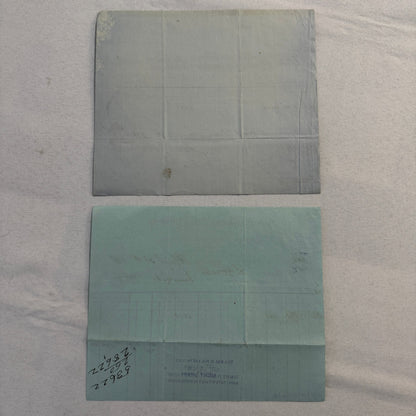 1908 Susquehanna Coal Company Invoice Receipt Document Lot 6x Erie Pennsylvania