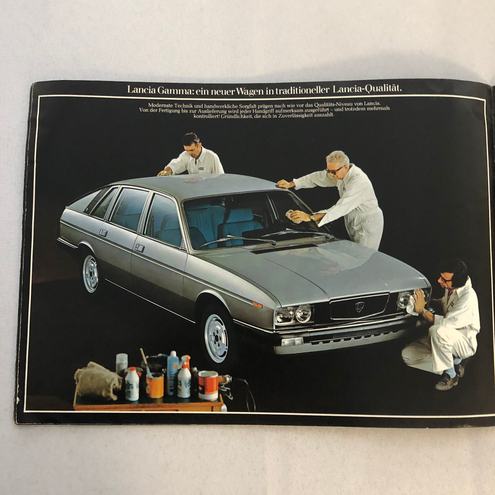 Lancia Gamma Berlina Car Sales Brochure Catalog GERMAN TEXT