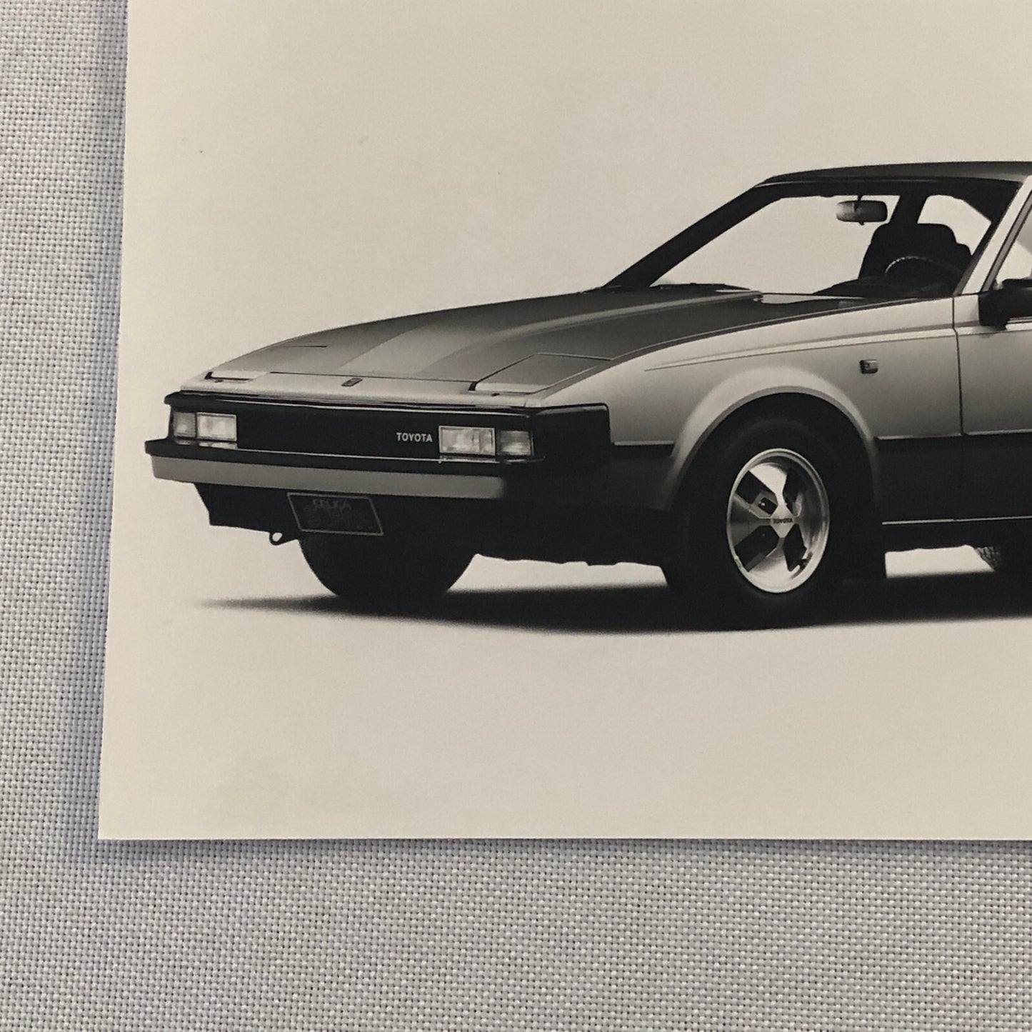 Toyota Celica Supra Turbo Car Factory Press Photo Photograph Print