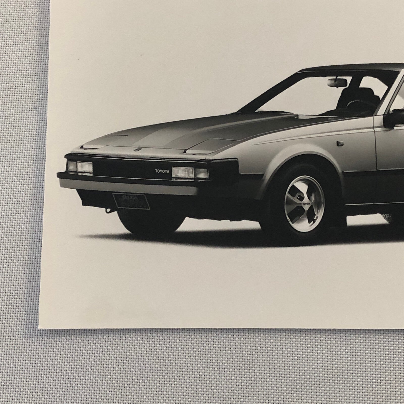 Toyota Celica Supra Turbo Car Factory Press Photo Photograph Print