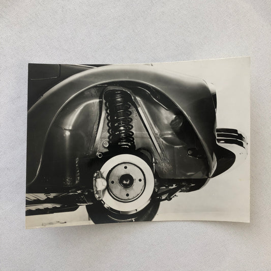 Vintage Volkswagen VW Beetle Factory Press Photo Photograph DUTCH Caption 1970