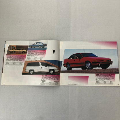 1990 General Motors GM Sales Brochure Catalog Pontiac Chevrolet GMC Cadillac +