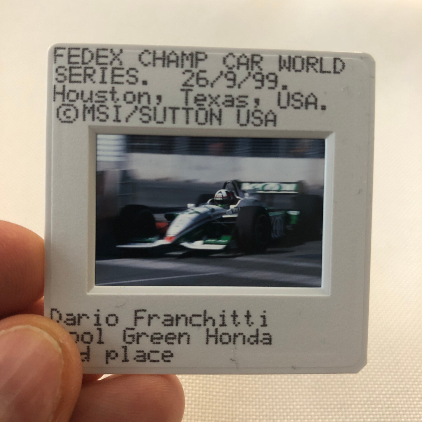 Dario Franchitti Kool Honda Car 1999 35MM Photo Slide