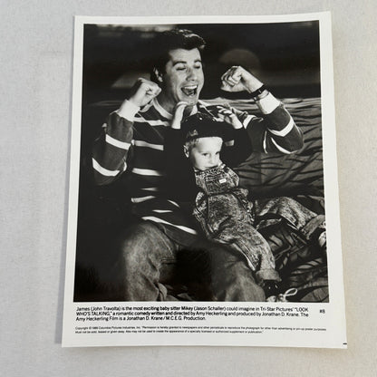 Vintage Movie Press Photo Photograph Look Who's Talking John Travolta 1989
