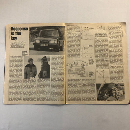 Vintage Saab 900 Magazine Supplement Brochure 1979 ? Saab 900 Turbo +