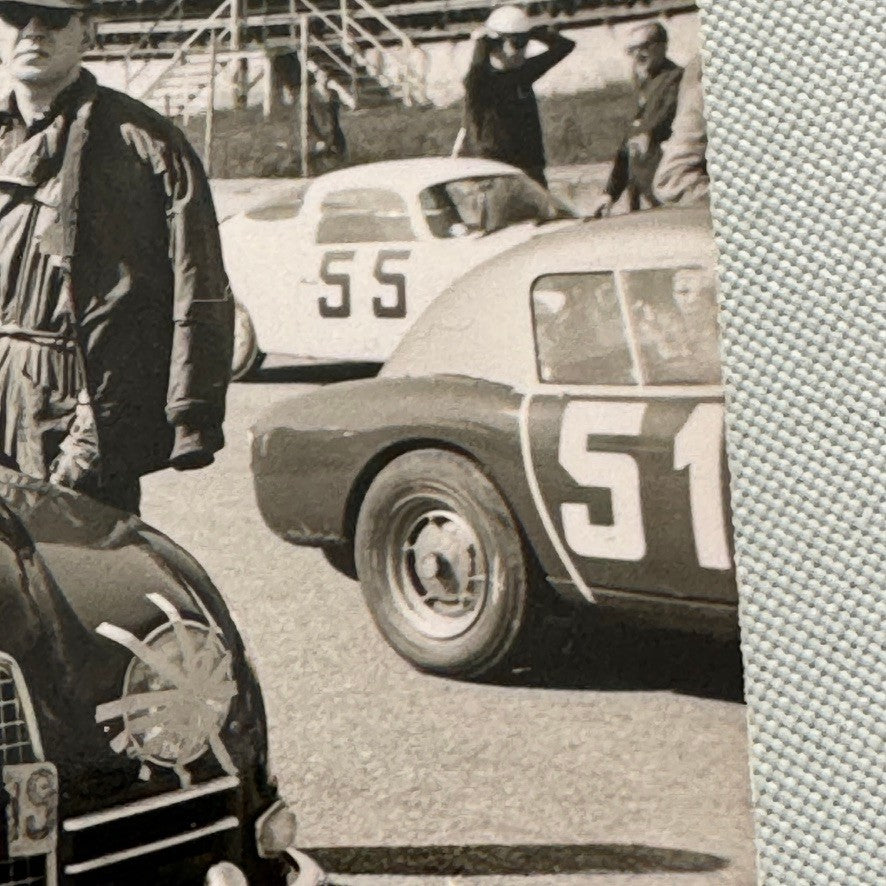 Vintage Saab Racing Car Photo Photograph Print Fiat