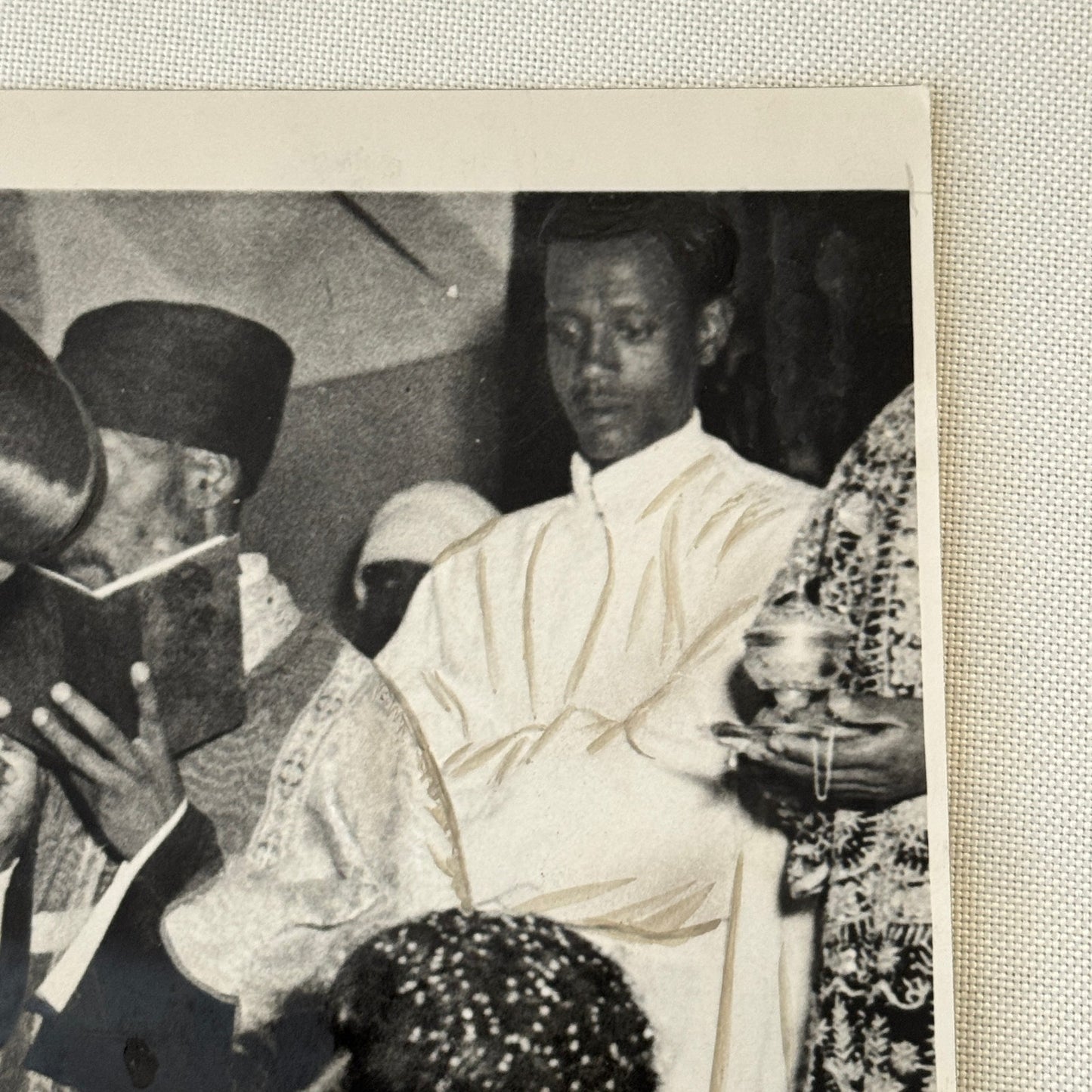 Abyssinian Prince Christened Ethiopia Ethiopian Press Photo Photograph Vintage