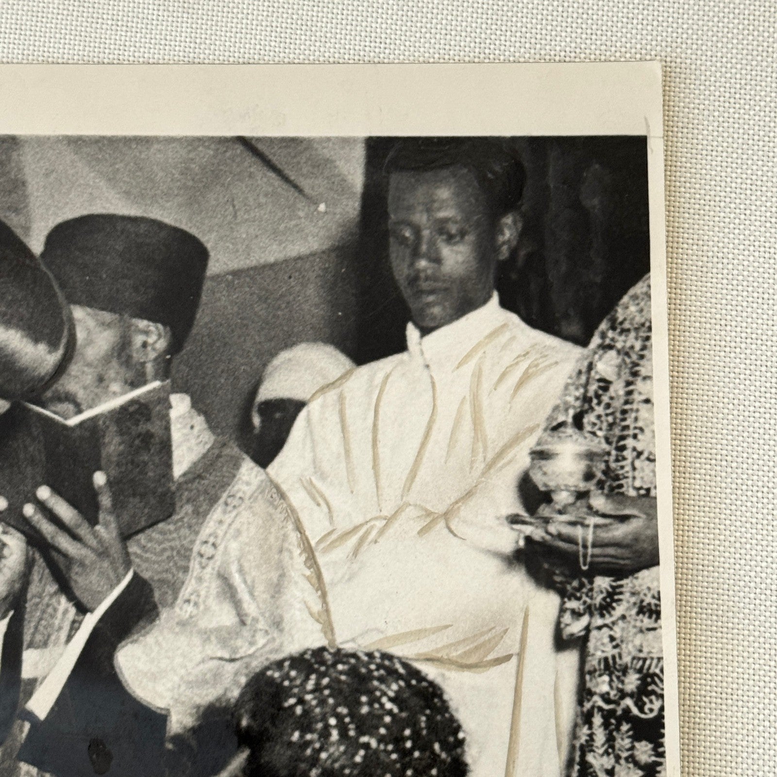Abyssinian Prince Christened Ethiopia Ethiopian Press Photo Photograph Vintage