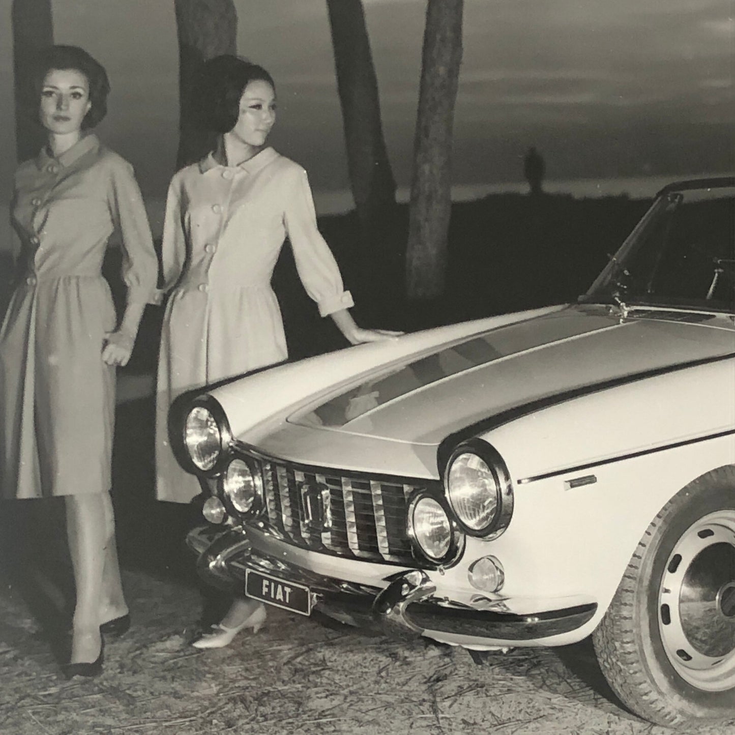 Fiat 1600 Cabriolet Convertible Factory Press Photo Photograph