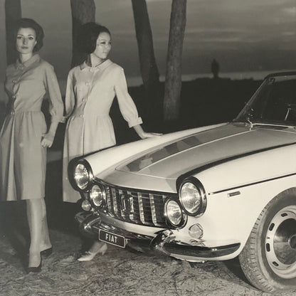 Fiat 1600 Cabriolet Convertible Factory Press Photo Photograph