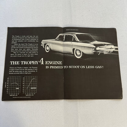 1960 Pontiac Tempest Car Sales Brochure Catalog Sedan Safari Station Wagon