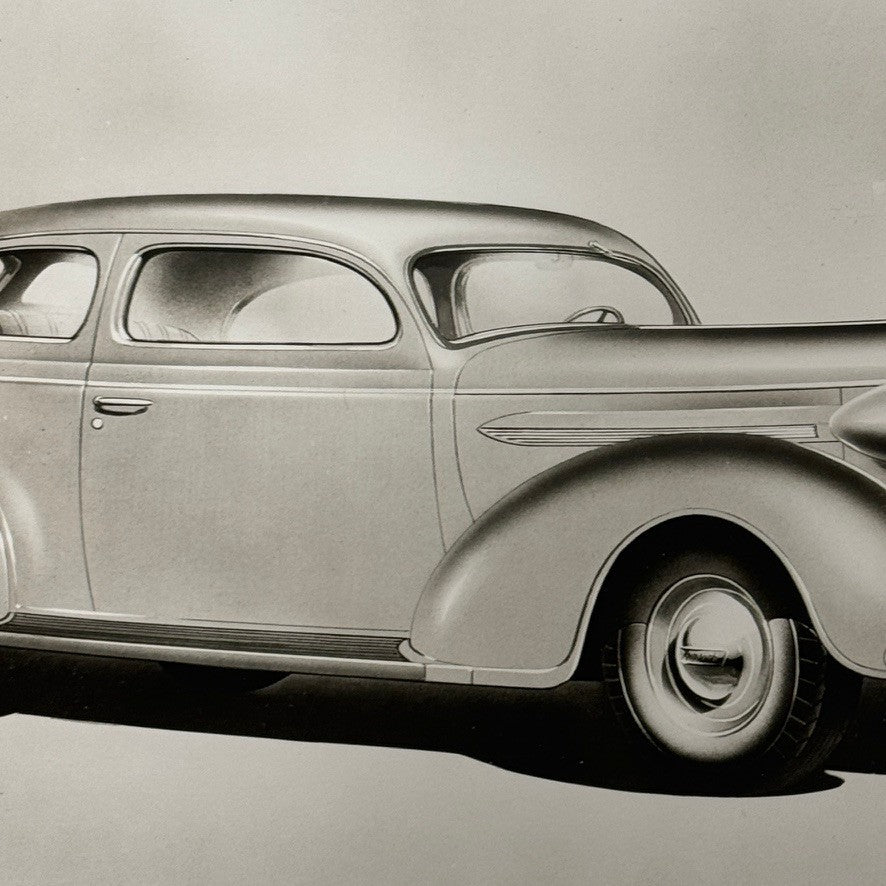 1937 Plymouth Car Photo Photograph Vintage Automobile