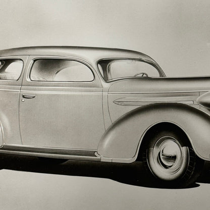 1937 Plymouth Car Photo Photograph Vintage Automobile