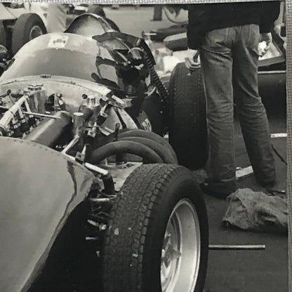 Vintage Racing Photo Photograph BRM Race Car