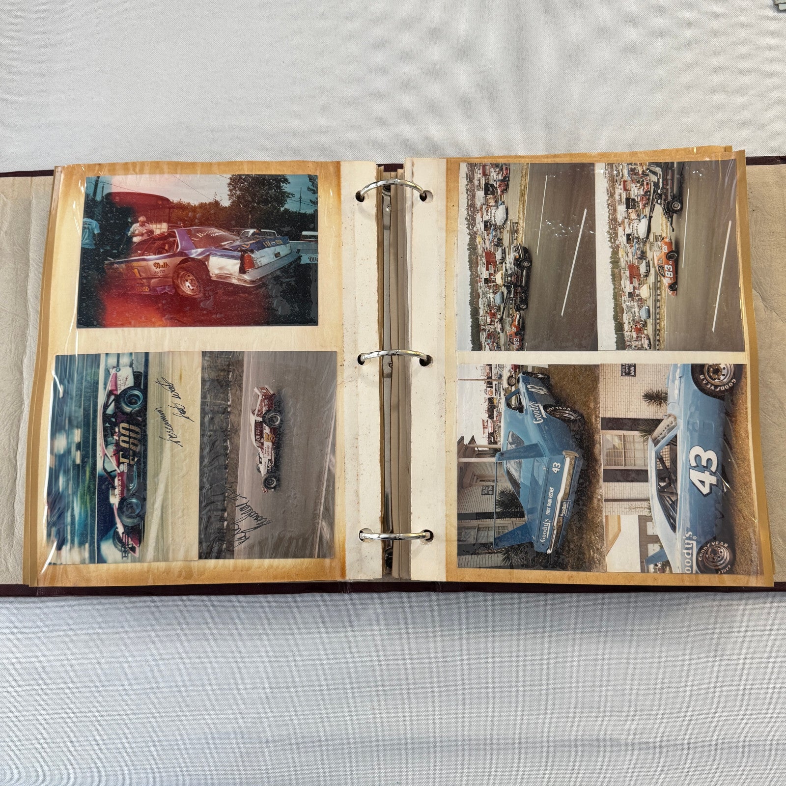 1990 Stock Car Racing Scrapbook Stockcar NASCAR Vintage Over 100 Photographs