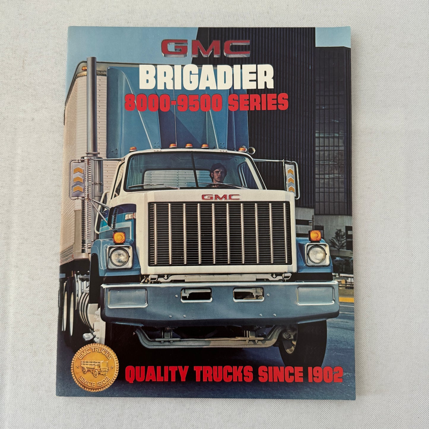 GMC Brigadier Truck Sales Brochure Catalog Advertising Vintage 8000 9500