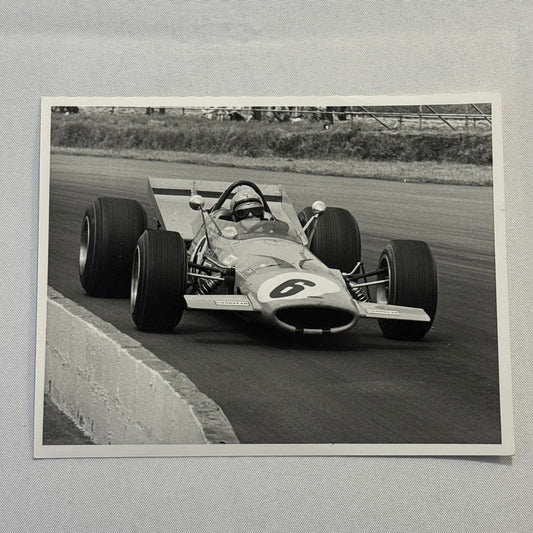 Vintage Racing Photo McLaren 1969 British Grand Prix Bruce McLaren Photograph