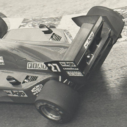 Michele Alboreto Ferrari 126C2 F1 Formula One Racing Photo Photograph Print 1985