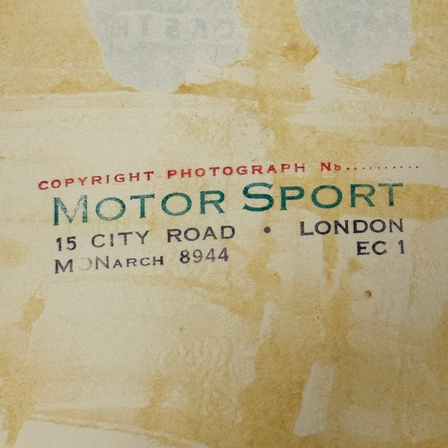 Vintage Racing Photo Crash Wreck Accident Motorsport Magazine UK Photograph
