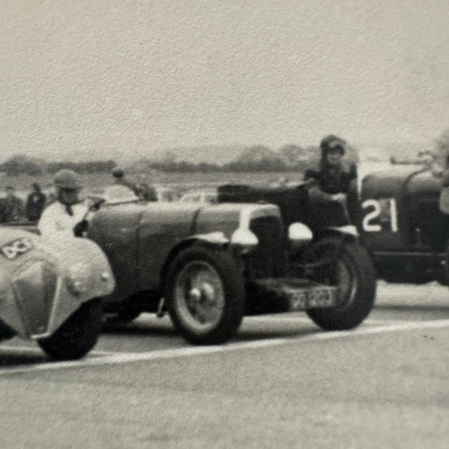 Vintage Racing Photo Photograph Print Motorsport Race Unidentified