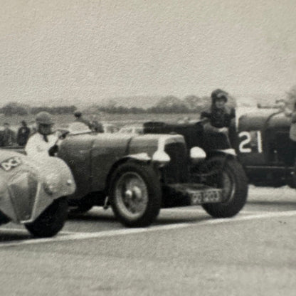 Vintage Racing Photo Photograph Print Motorsport Race Unidentified