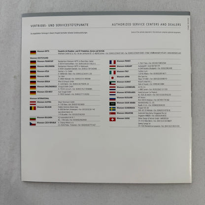 2009 Wiesmann Roadster MF5 Brochure Catalog Sports Car GERMAN Text