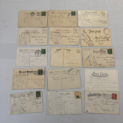 Antique Christmas & New Years Postcard Collection Lot Birds Flowers Xmas 100+