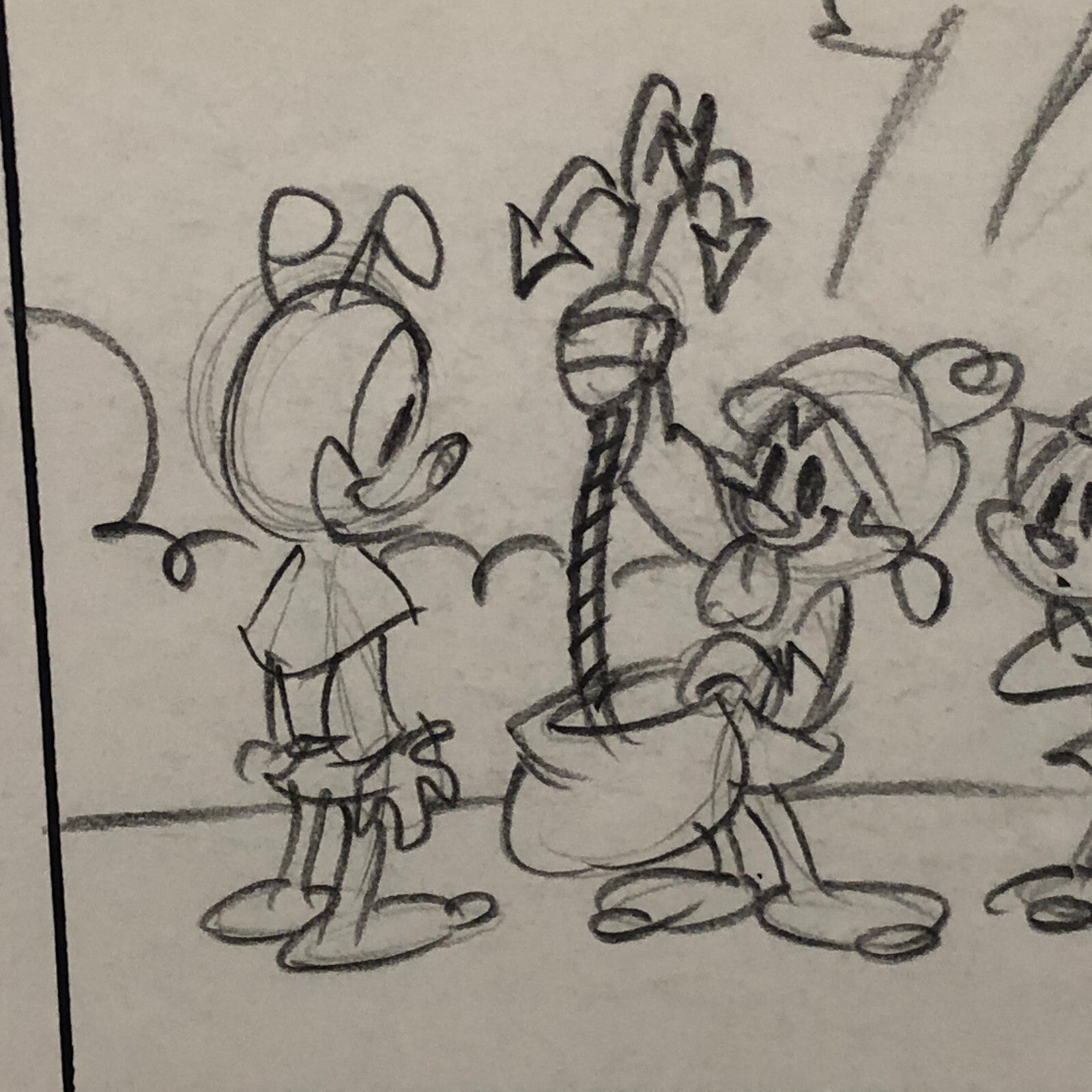 ANIMANIACS Animation Storyboard Illustration Drawing Sketch Wakko Yakko Dot