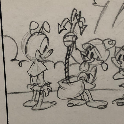 ANIMANIACS Animation Storyboard Illustration Drawing Sketch Wakko Yakko Dot