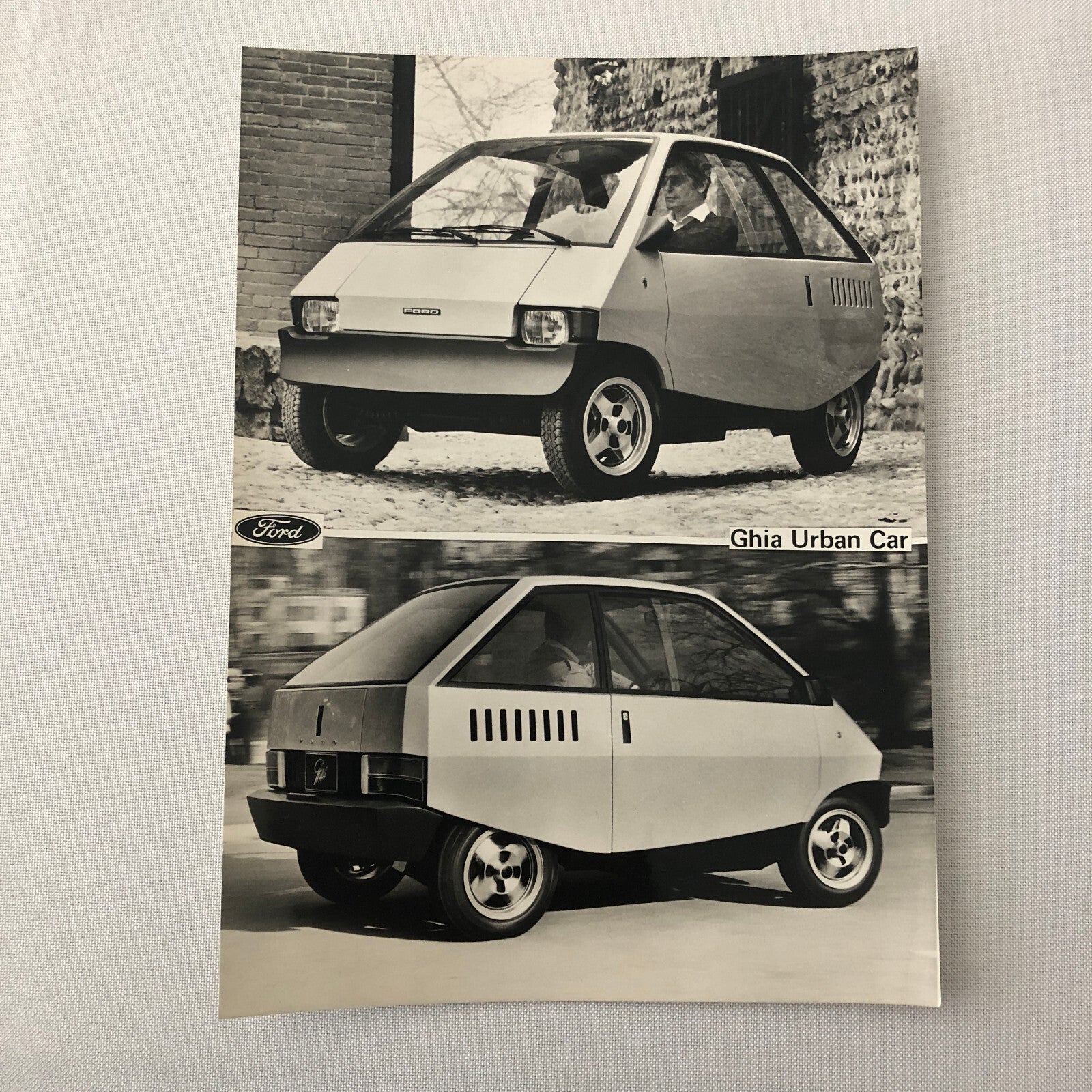 Vintage Ford Ghia Urban Car Concept Car Photo Photograph