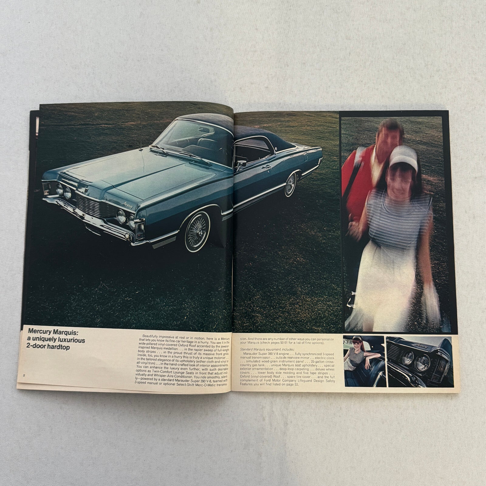1968 Mercury Sales Brochure Catalog Montego Cyclone Cougar Marquis Montclair +