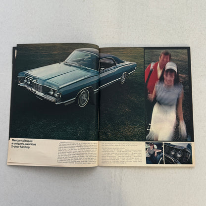 1968 Mercury Sales Brochure Catalog Montego Cyclone Cougar Marquis Montclair +