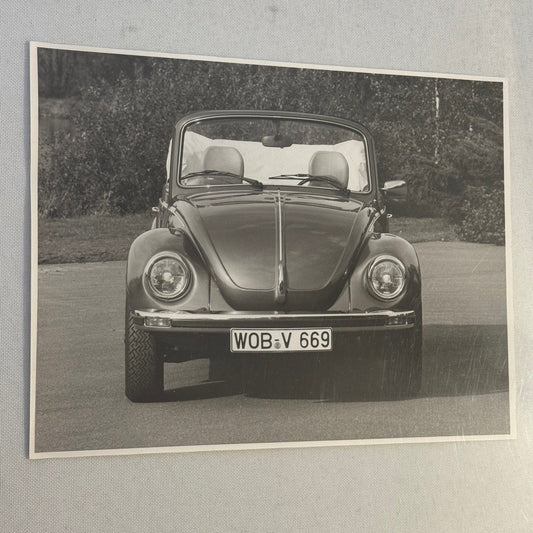 Vintage Volkswagen Beetle Convertible VW Bug Car Photo Photograph Cabriolet 1978