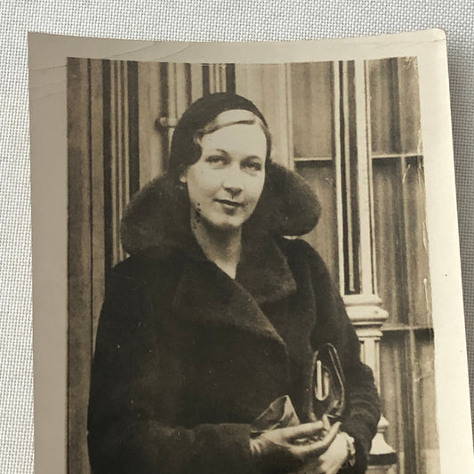 Press Photo Photograph Society Engagement Daugher of Pathologist 1933 Topical